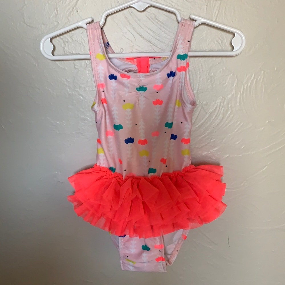 Cat & Jack | 9 month One-Piece Ruffle Swimsuit